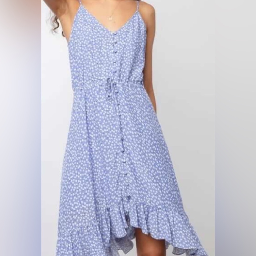 Rails Blue Floral Dress - Small
